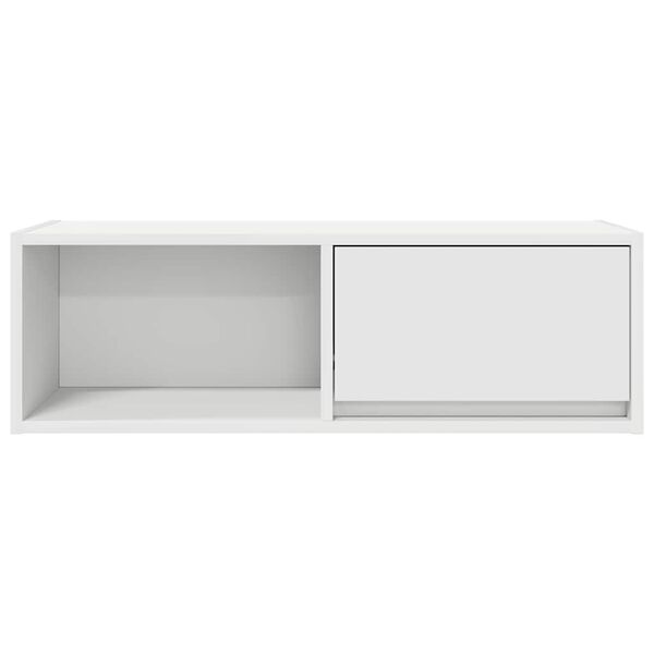 vidaXL Έπιπλο Τηλεόρασης Λευκό 80x31x25,5 εκ. Επεξεργασμένο Ξύλο