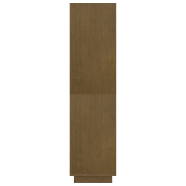 vidaXL Βιβλιοθήκη/Διαχωριστικό Χώρου Μελί 80x35x135 εκ. Μασίφ Πεύκο