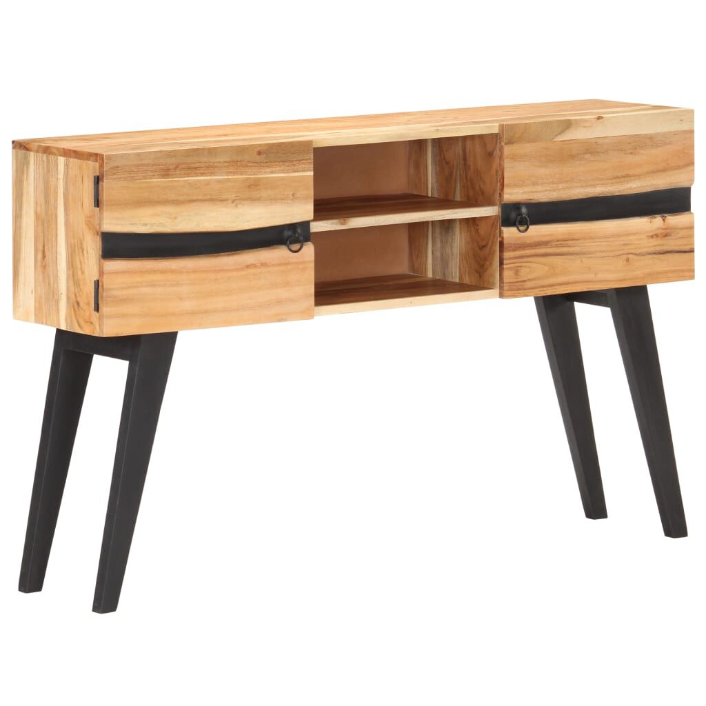 vidaXL Ντουλάπι 120 x 30 x 75 εκ. από Μασίφ Ξύλο Ακακίας