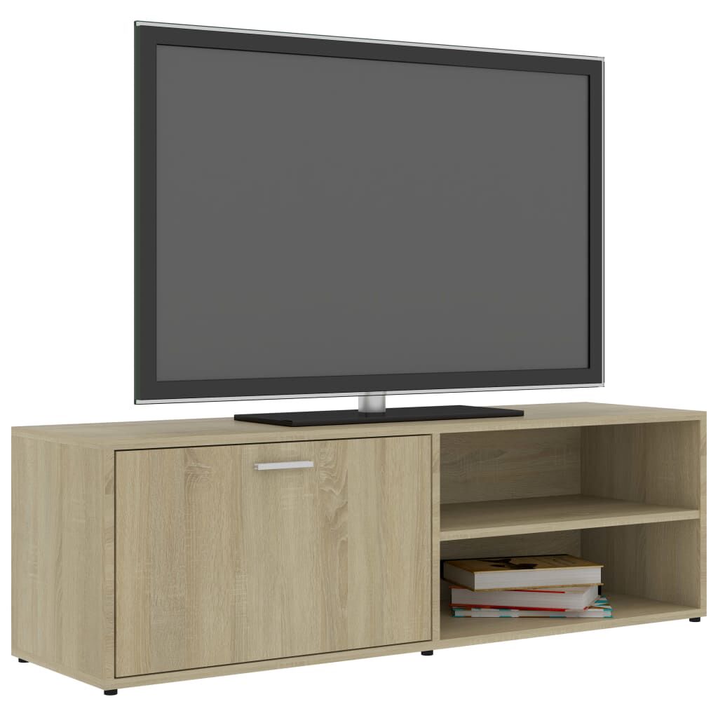 vidaXL Έπιπλο Τηλεόρασης Sonoma Δρυς 120 x 34 x 37 εκ. από Επεξ. Ξύλο