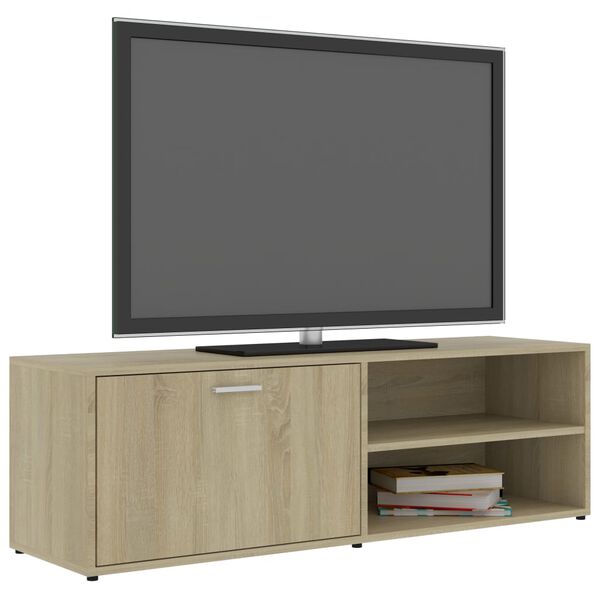 vidaXL Έπιπλο Τηλεόρασης Sonoma Δρυς 120 x 34 x 37 εκ. από Επεξ. Ξύλο