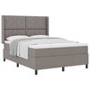 vidaXL &Kappa;&rho;&epsilon;&beta;ά&tau;&iota; &mu;&epsilon; &epsilon;&lambda;&alpha;&tau;ή&rho;&iota;&alpha; &mu;&epsilon; &sigma;&tau;&rho;ώ&mu;&alpha; Taupe 160 x 200 cm ύ&phi;&alpha;&sigma;&mu;&alpha;