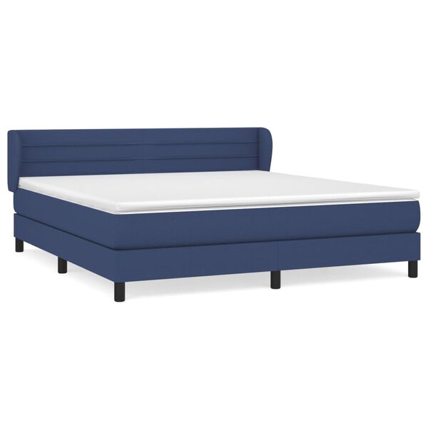 vidaXL &Kappa;&rho;&epsilon;&beta;ά&tau;&iota; Boxspring &mu;&epsilon; &Sigma;&tau;&rho;ώ&mu;&alpha; &Mu;&pi;&lambda;&epsilon; 180x200 &epsilon;&kappa;. &Upsilon;&phi;&alpha;&sigma;&mu;ά&tau;&iota;&nu;&omicron;