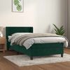 vidaXL &Kappa;&rho;&epsilon;&beta;ά&tau;&iota; Boxspring &mu;&epsilon; &Sigma;&tau;&rho;ώ&mu;&alpha; &Sigma;&kappa;&omicron;ύ&rho;&omicron; &Pi;&rho;ά&sigma;&iota;&nu;&omicron; 90x190 &epsilon;&kappa;. &Beta;&epsilon;&lambda;&omicron;ύ&delta;&iota;&nu;&omicron;