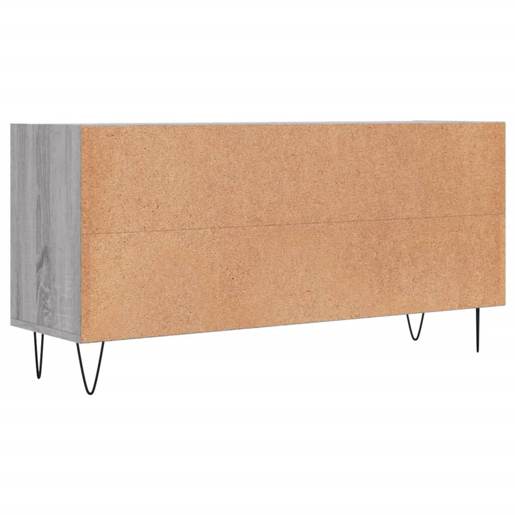 vidaXL Έπιπλο Τηλεόρασης Γκρι Sonoma 103,5 x 30 x 50 εκ. Επεξεργ. Ξύλο