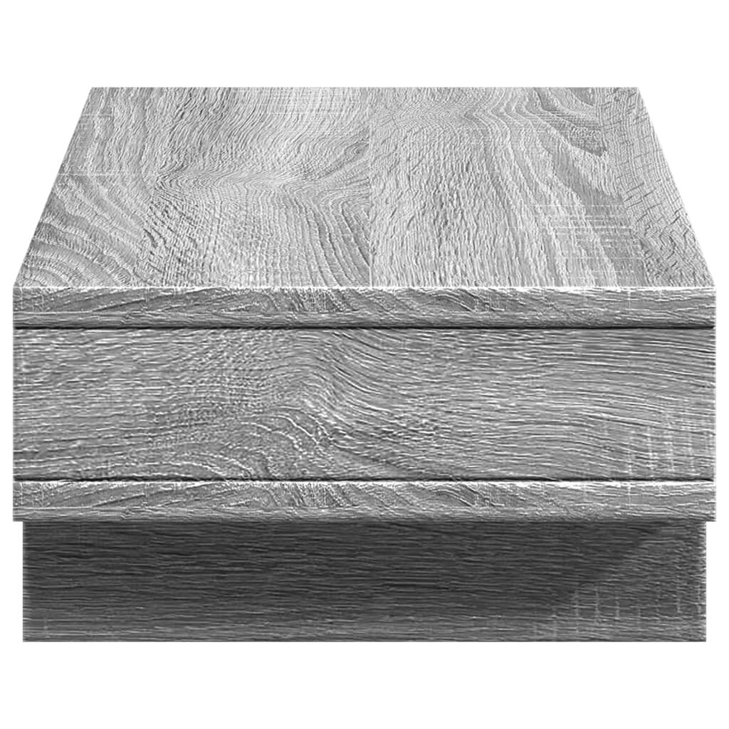 vidaXL Βάση Οθόνης Γκρι Sonoma 50x27x15 εκ. από Επεξεργασμένο Ξύλο
