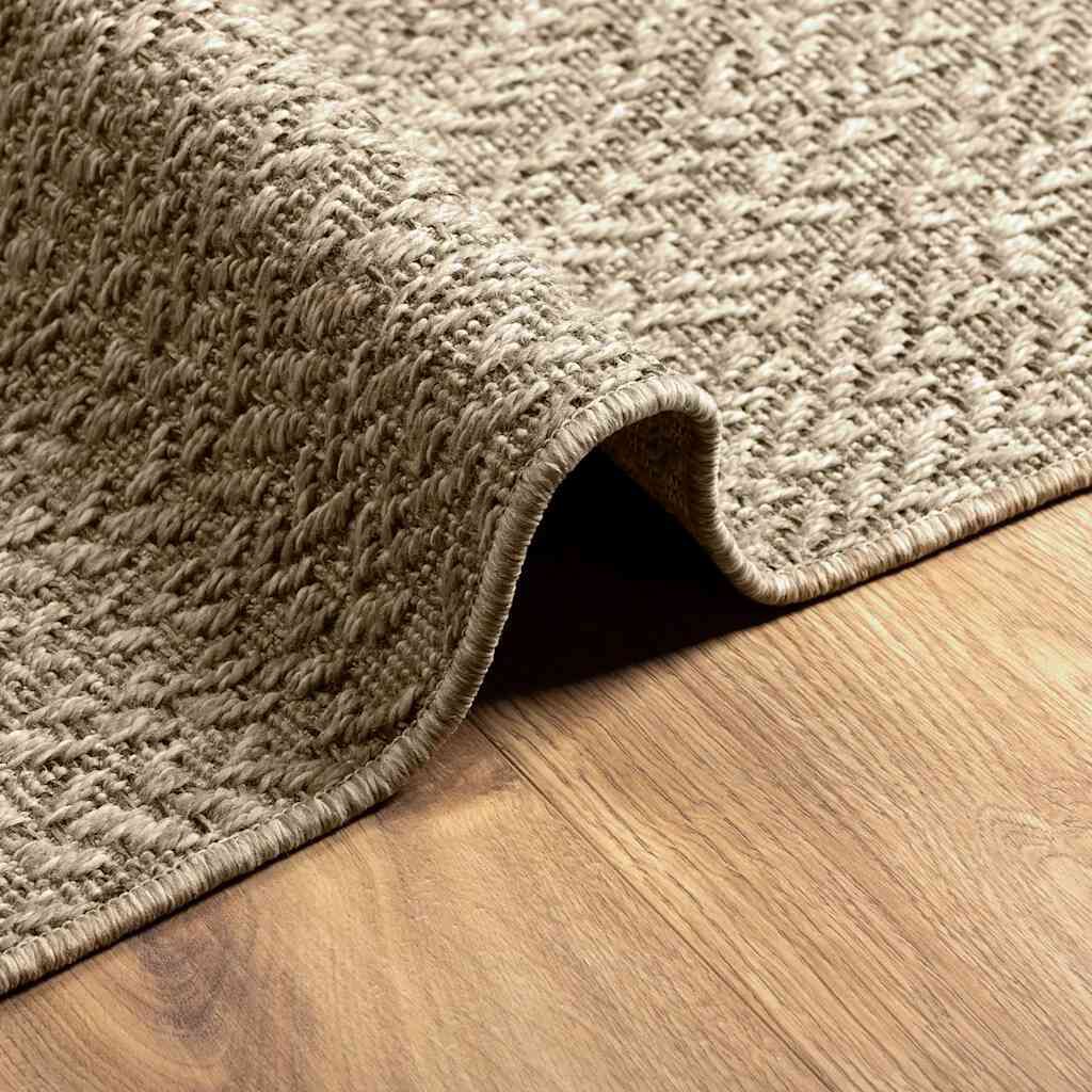 vidaXL Χαλί ZIZUR Μπεζ Όψη Γιούτας Εσωτ. & Εξωτ. Χώρου 60 x 110 εκ.