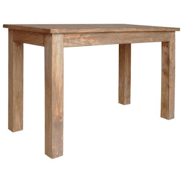 vidaXL Τραπεζαρία 120 x 60 x 77 εκ. από Μασίφ Ξύλο Μαόνι