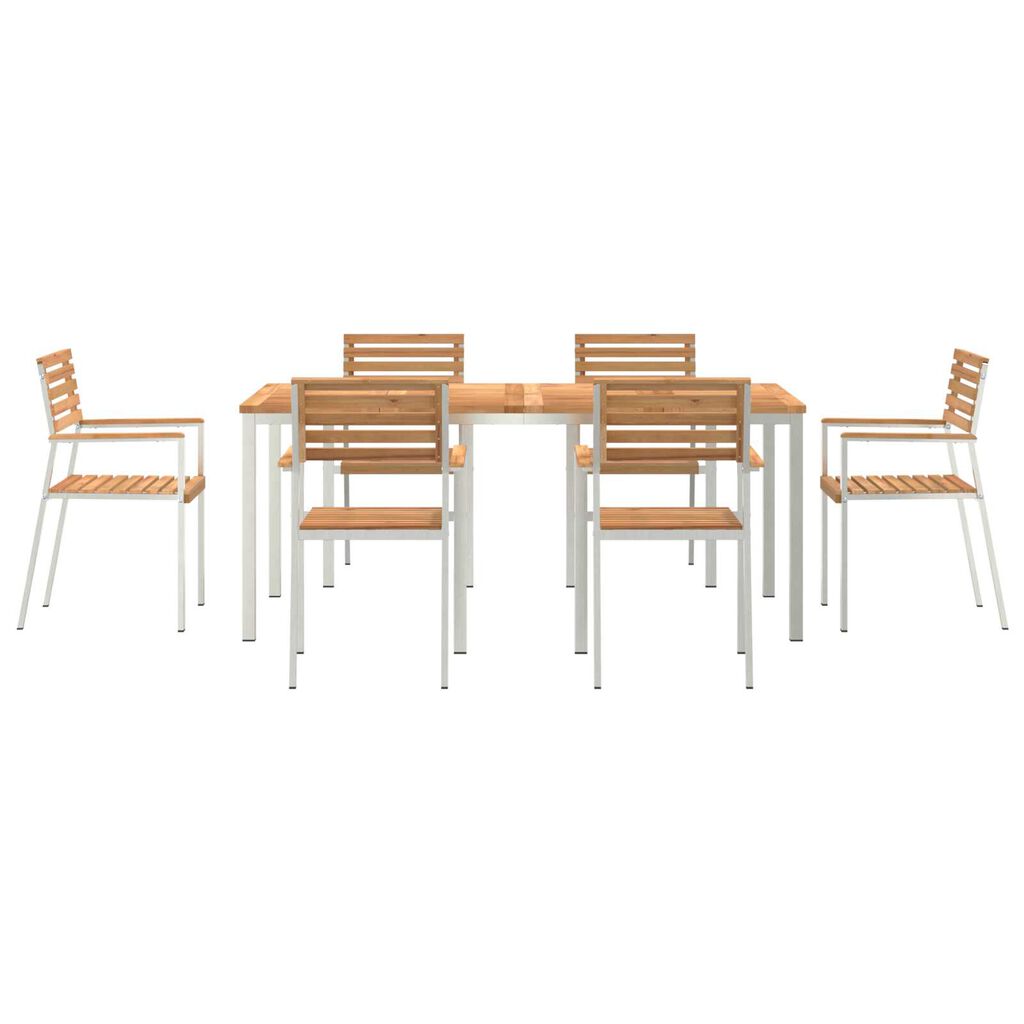 vidaXL Σετ Τραπεζαρίας Κήπου 7 pcs