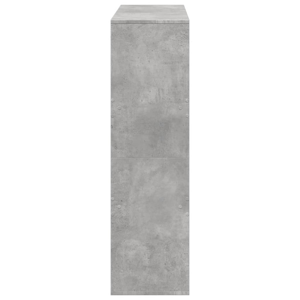vidaXL Βιβλιοθήκη/Διαχωριστικό Χώρου Γκρι 100x33x115 εκ. Επεξ. Ξύλο