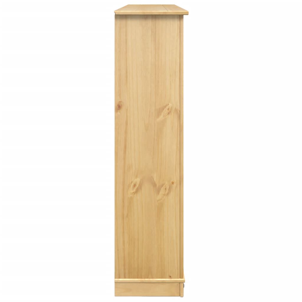 vidaXL Παπουτσοθήκη Corona 99x32x124,5 εκ. από Μασίφ Ξύλο Πεύκου
