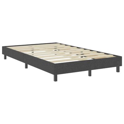 vidaXL Πλαίσιο Κρεβατιού Boxspring Γκρι 120 x 200 εκ. Υφασμάτινο