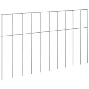 vidaXL &Pi;ά&nu;&epsilon;&lambda; &Phi;&rho;ά&chi;&tau;&eta; &Kappa;ή&pi;&omicron;&upsilon; 12 &tau;&mu;&chi;. 50 x 30 cm &Gamma;&alpha;&lambda;&beta;&alpha;&nu;&iota;&sigma;&mu;έ&nu;&omicron;&sigmaf; &Chi;ά&lambda;&upsilon;&beta;&alpha;&sigmaf;