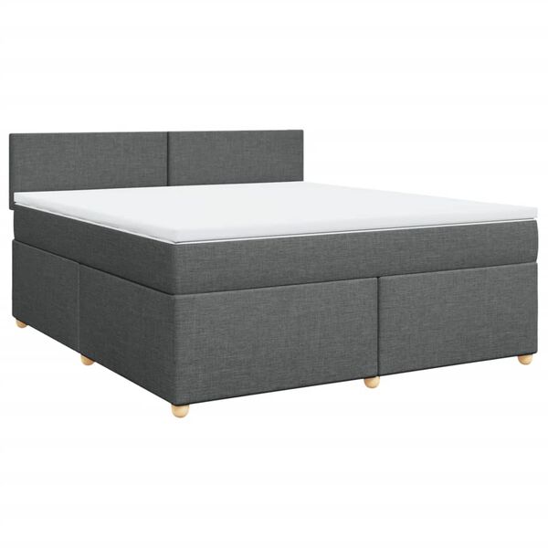 vidaXL &Kappa;&rho;&epsilon;&beta;ά&tau;&iota; Boxspring &mu;&epsilon; &Sigma;&tau;&rho;ώ&mu;&alpha; &Sigma;&kappa;&omicron;ύ&rho;&omicron; &Gamma;&kappa;&rho;&iota; 180x200 &epsilon;&kappa; &Upsilon;&phi;&alpha;&sigma;&mu;ά&tau;&iota;&nu;