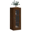 vidaXL Ντουλάπι Τοίχου Καφέ Δρυς 34,5 x 34 x 90 εκ.