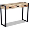 vidaXL &Kappa;&omicron;&nu;&sigma;ό&lambda;&alpha; &Tau;&rho;&alpha;&pi;έ&zeta;&iota; &mu;&epsilon; 3 &Sigma;&upsilon;&rho;&tau;ά&rho;&iota;&alpha; 110x35x78 &epsilon;&kappa;. &Mu;&alpha;&sigma;ί&phi; &Xi;ύ&lambda;&omicron; &Mu;ά&nu;&gamma;&kappa;&omicron;