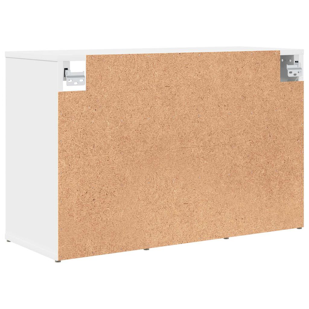 vidaXL Ντουλάπα Παπουτσιών Λευκό 52.5 x 30 x 50 εκ. Επεξεργασμένο ξύλο
