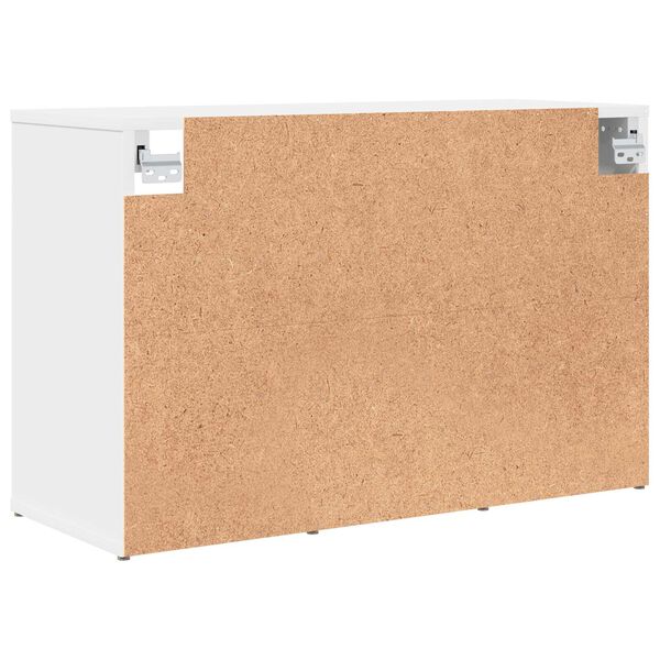vidaXL Ντουλάπα Παπουτσιών Λευκό 52.5 x 30 x 50 εκ. Επεξεργασμένο ξύλο