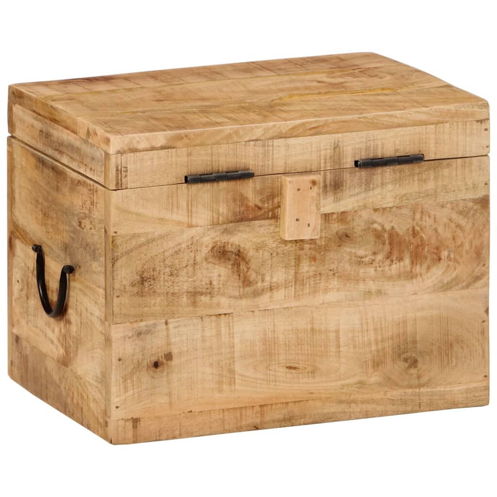 vidaXL Μπαούλο Αποθήκευσης 39 x 28 x 31 εκ. από Μασίφ Ξύλο Μάνγκο
