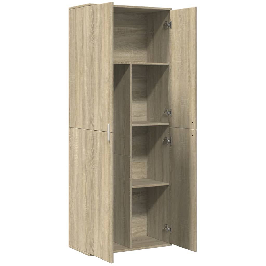 vidaXL Ντουλάπι Sonoma Δρυς 70x35x180 εκ. από Επεξεργασμένο Ξύλο