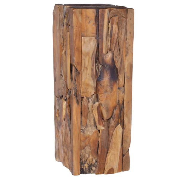 vidaXL Τραπέζι Βοηθητικό 30 x 30 x 80 εκ. από Μασίφ Ξύλο Teak