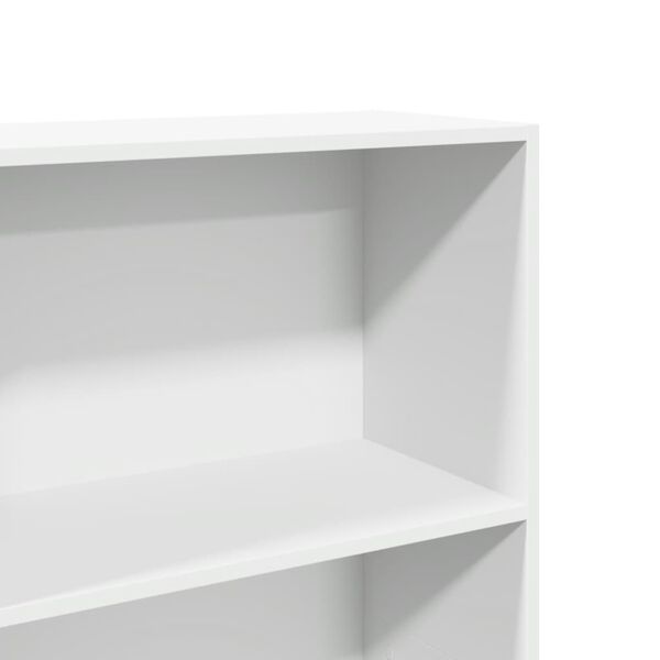 vidaXL Βιβλιοθήκη Λευκή 60x30x152 εκ. από Επεξεργασμένο Ξύλο