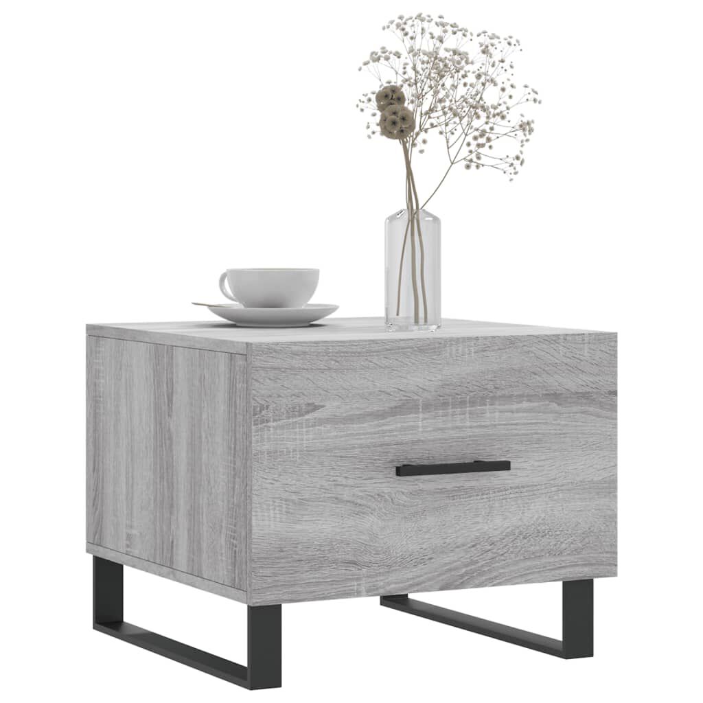 vidaXL Τραπεζάκι Σαλονιού Γκρι Sonoma 50x50x40 εκ. Επεξεργασμένο Ξύλο