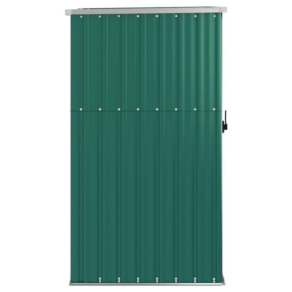 vidaXL Αποθήκη Εργαλείων Κήπου Πράσινη 88x89x161 εκ. Γαλβαν. Ατσάλι
