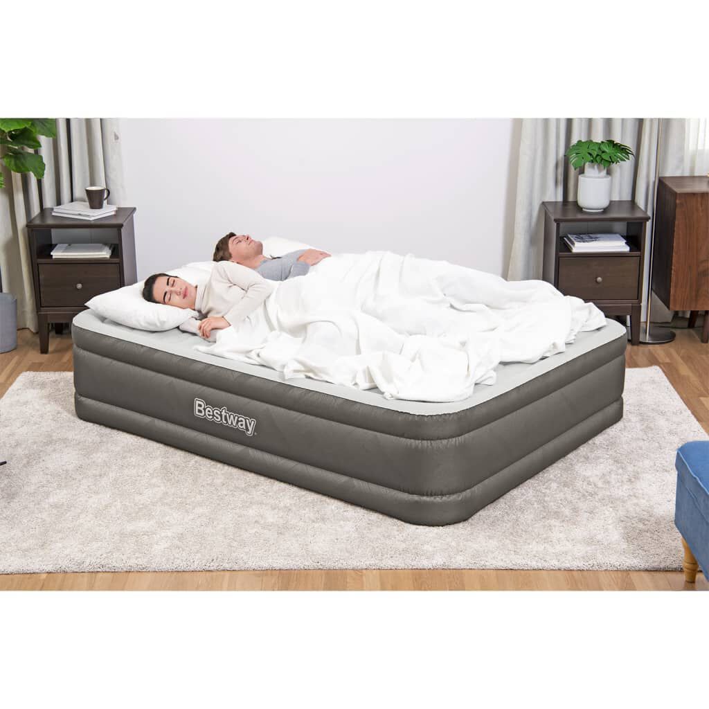 Bestway Στρώμα Ύπνου Φουσκωτό Fortech 203x152x46 εκ.+ Ενσωμ. Αντλία