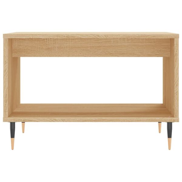 vidaXL Τραπεζάκι Σαλονιού Sonoma Δρυς 60x50x40 εκ. από Επεξεργ. Ξύλο
