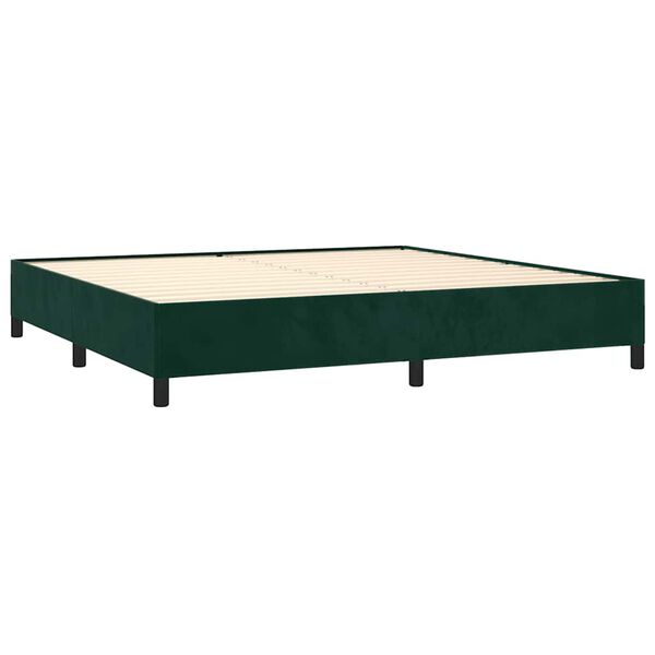 vidaXL &Kappa;&rho;&epsilon;&beta;ά&tau;&iota; Boxspring &mu;&epsilon; &Sigma;&tau;&rho;ώ&mu;&alpha; &Sigma;&kappa;&omicron;ύ&rho;&omicron; &Pi;&rho;ά&sigma;&iota;&nu;&omicron; 200x200&epsilon;&kappa;. &Beta;&epsilon;&lambda;&omicron;ύ&delta;&iota;&nu;&omicron;