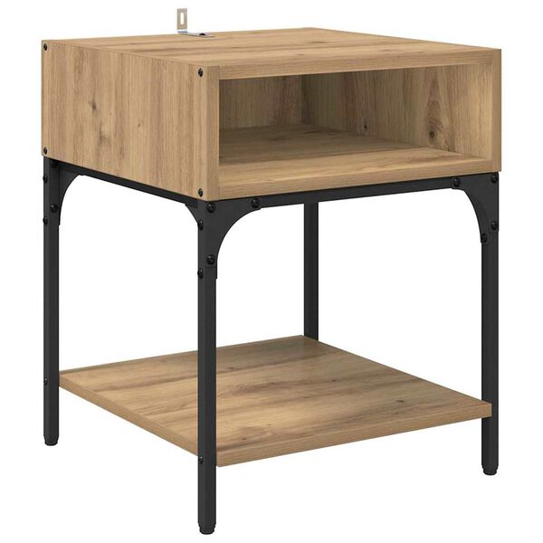 vidaXL &Kappa;&omicron;&mu;&omicron;&delta;ί&nu;&omicron; Artisan Oak 40 x 40 x 50 cm &Epsilon;&pi;&epsilon;&xi;&epsilon;&rho;&gamma;&alpha;&sigma;&mu;έ&nu;&omicron; &xi;ύ&lambda;&omicron;