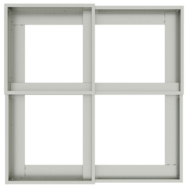 vidaXL Κηπευτικός Δοχείο 100x100x60 εκ Γαλβανισμένο Χάλυβα