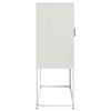 vidaXL Highboard Λευκό 68x39x107 cm Ατσάλι