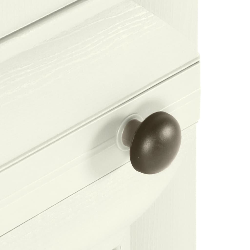 vidaXL Πλαστικό Ντουλάπι Κρεμ Ανοιχτό 79 x 43 x 164εκ. με Σχέδιο Ξύλου