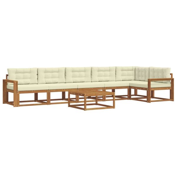 vidaXL &Sigma;&epsilon;&iota;&rho;ά &Kappa;&alpha;&nu;&alpha;&pi;έ &Epsilon;&xi;&omega;&tau;&epsilon;&rho;&iota;&kappa;&omicron;ύ &mu;&epsilon; &mu;&alpha;&xi;&iota;&lambda;ά&rho;&iota; 7 pcs &Phi;&upsilon;&sigma;&iota;&kappa;ό &kappa;&alpha;&iota; &Kappa;&rho;έ&mu;&alpha;