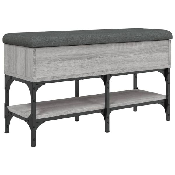 vidaXL Παπουτσοθήκη Γκρι Sonoma 82x32x45 εκ. από Επεξεργασμένο Ξύλο