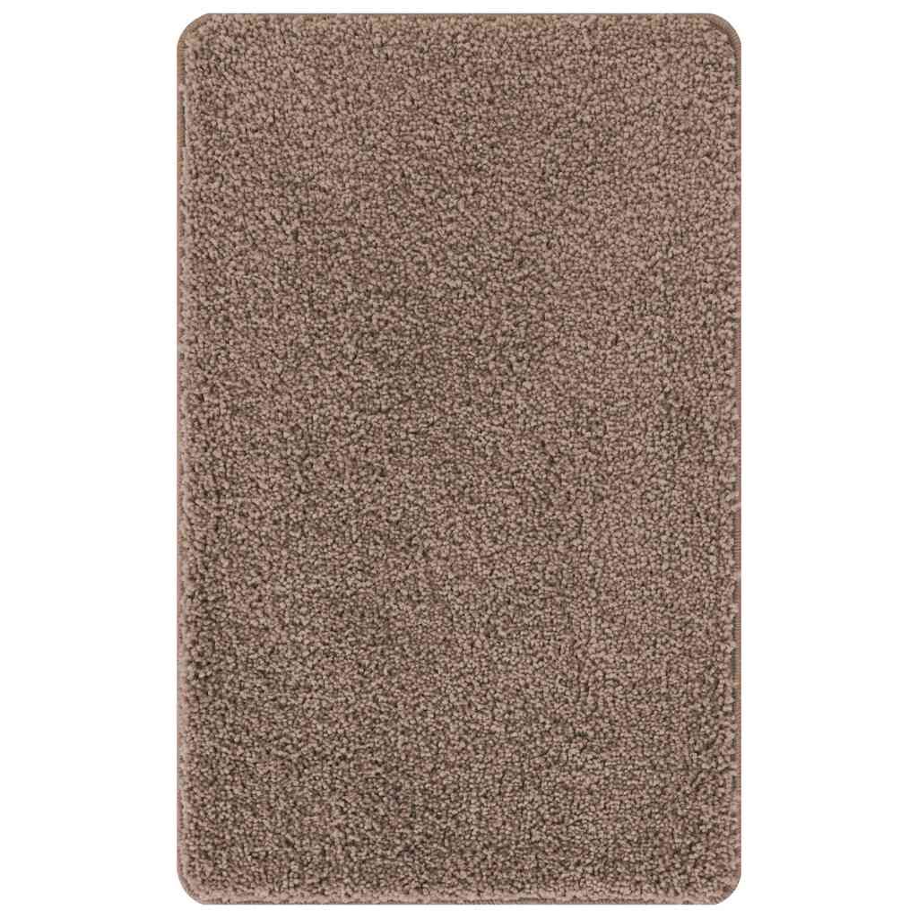 vidaXL Πατάκι μπάνιου 3 pcs Καφέ 50 x 50 cm Πολυπροπυλένιο