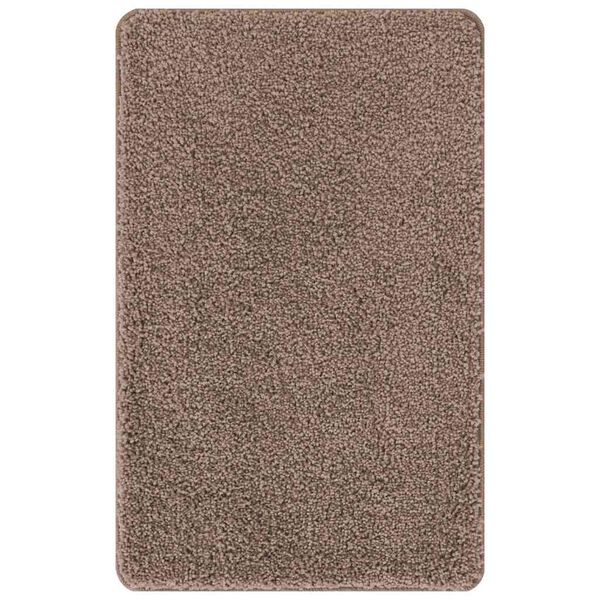 vidaXL Πατάκι μπάνιου 3 pcs Καφέ 50 x 50 cm Πολυπροπυλένιο
