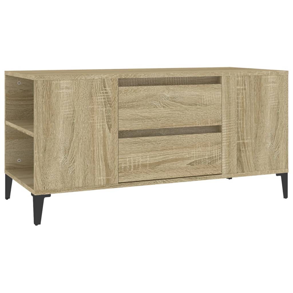 vidaXL Έπιπλο Τηλεόρασης Sonoma Δρυς 102x44,5x50 εκ. Επεξ. Ξύλο