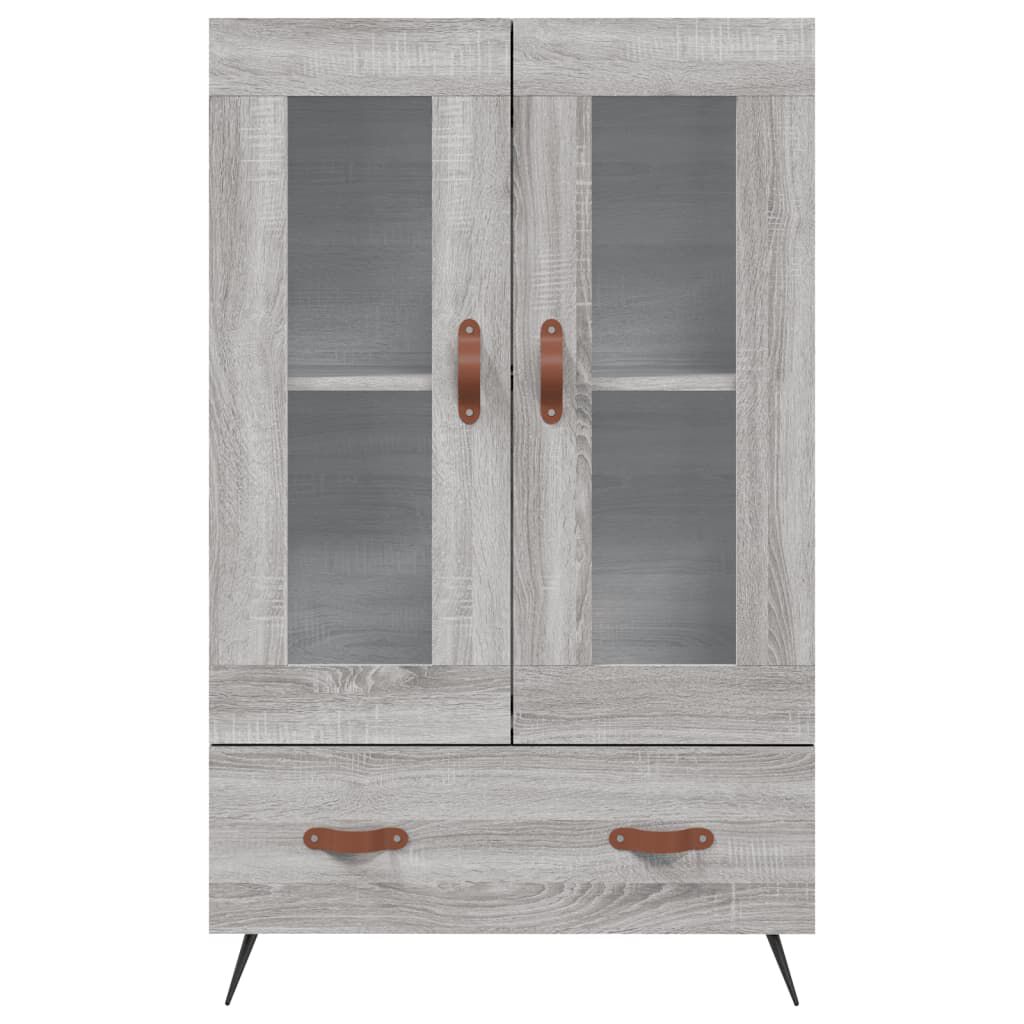 vidaXL Ντουλάπα Γκρι Sonoma 69,5 x 31 x 115 εκ. από Επεξεργασμένο Ξύλο