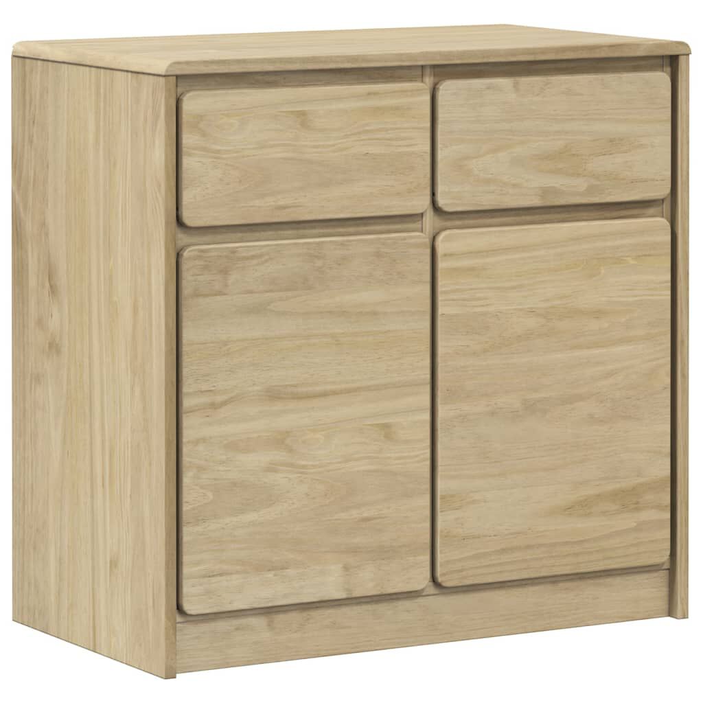 vidaXL Ντουλάπι SAUDA Δρυς 80x43x75,5 εκ. από Μασίφ Ξύλο Πεύκου