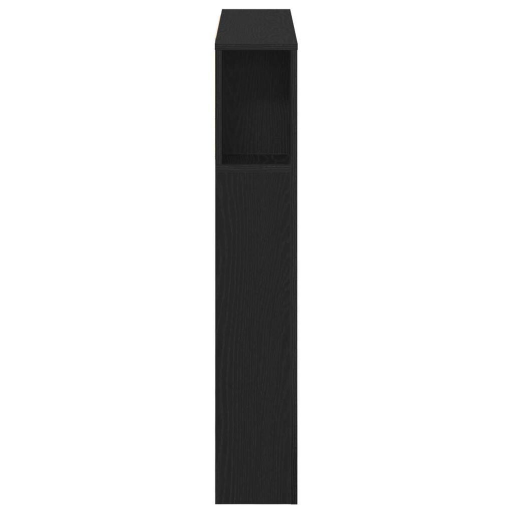 VidaXL Κεφαλάρι Ντουλάπα Μαύρη Δρυς 100x19x104.5 εκ. Φτιαγμένο από Επεξεργασμένο Ξύλο