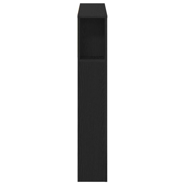 VidaXL Κεφαλάρι Ντουλάπα Μαύρη Δρυς 100x19x104.5 εκ. Φτιαγμένο από Επεξεργασμένο Ξύλο