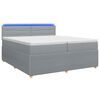 vidaXL &Kappa;&rho;&epsilon;&beta;ά&tau;&iota; box spring &mu;&epsilon; &sigma;&tau;&rho;ώ&mu;&alpha; &Alpha;&nu;&omicron;&iota;&chi;&tau;ό &gamma;&kappa;&rho;&iota; 200 x 200 cm Ύ&phi;&alpha;&sigma;&mu;&alpha;