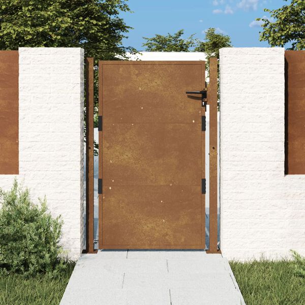 vidaXL Πύλη Κήπου 105 x 155 εκ. από Ατσάλι Corten