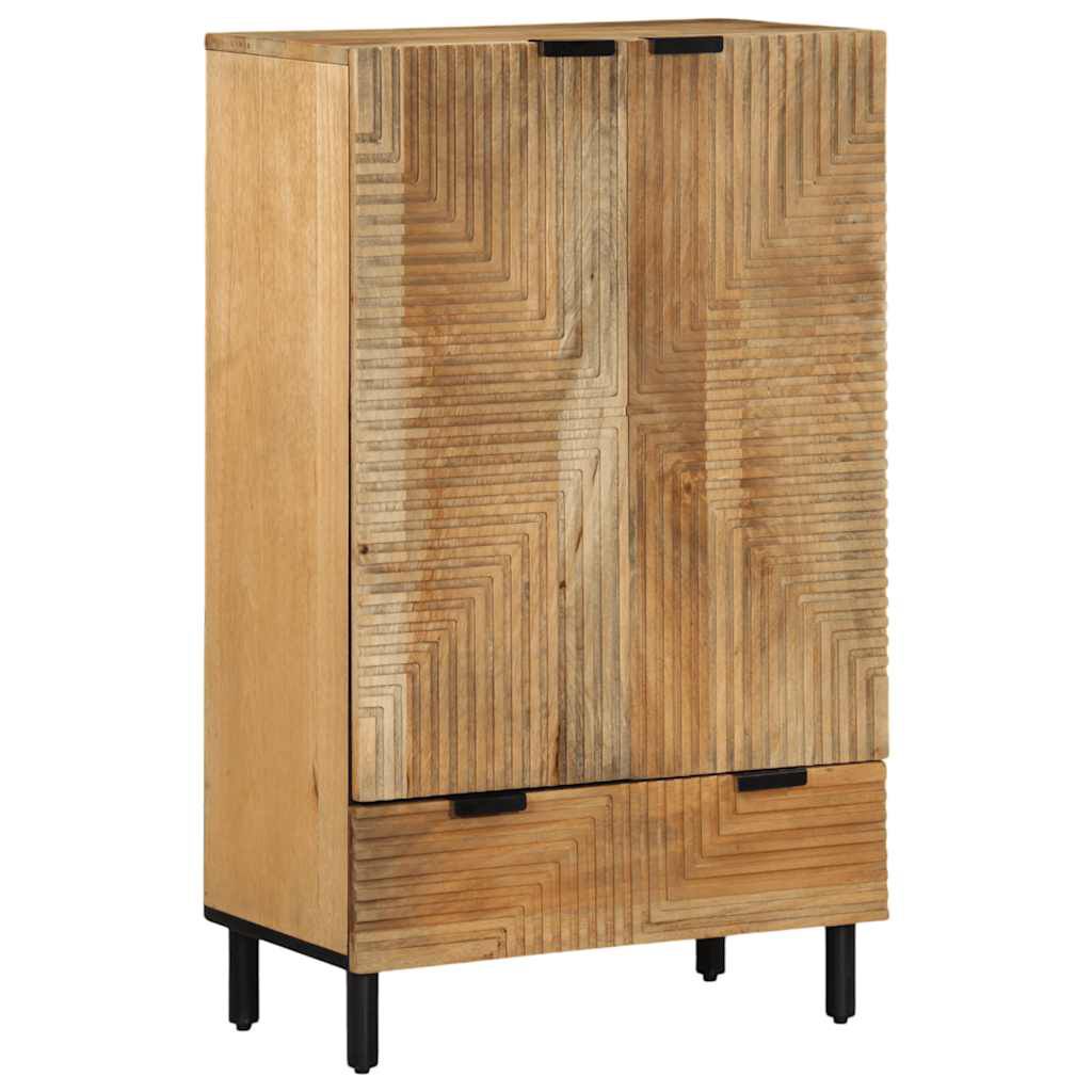 vidaXL Highboard καφέ 60x33x100 cm μασίφ ξύλο Mango