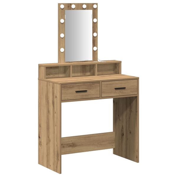 vidaXL Τραπέζι περιποίησης Καφέ 79 x 41 x 140 εκ. Επεξεργασμένο ξύλο