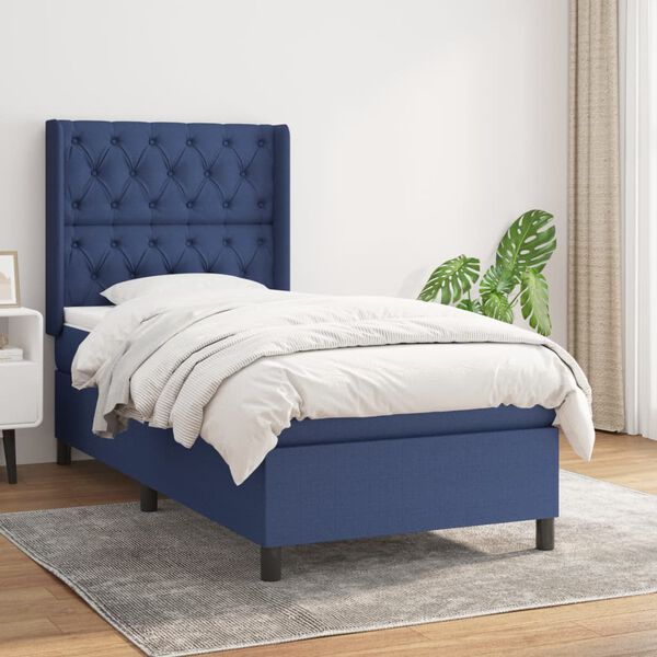 vidaXL &Kappa;&rho;&epsilon;&beta;ά&tau;&iota; Boxspring &mu;&epsilon; &Sigma;&tau;&rho;ώ&mu;&alpha; &Mu;&pi;&lambda;&epsilon; 80x200 &epsilon;&kappa;. &Upsilon;&phi;&alpha;&sigma;&mu;ά&tau;&iota;&nu;&omicron;