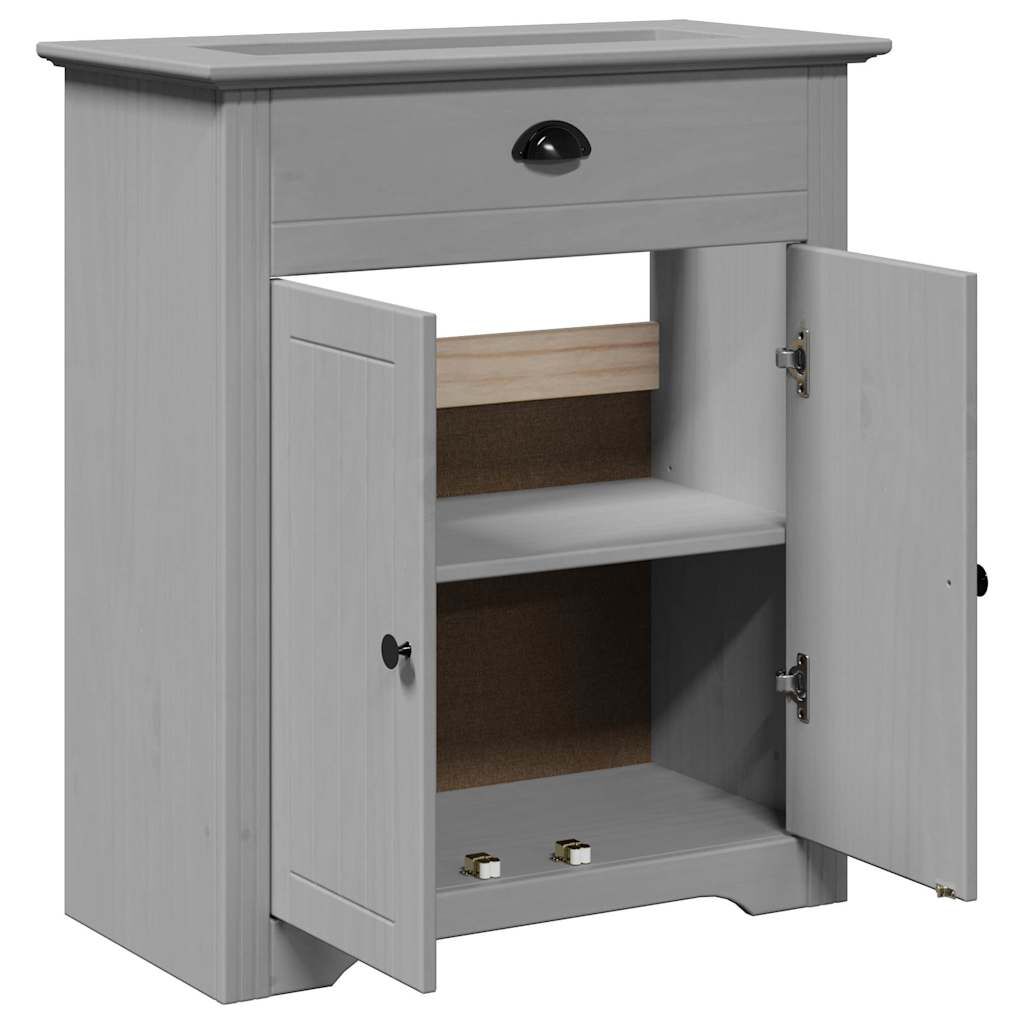 vidaXL Ντουλάπι νιπτήρα μπάνιου BODO Γκρι 70x35x80 cm
